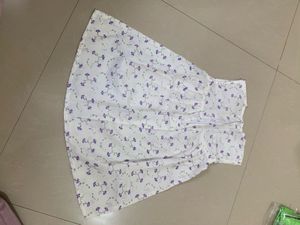 combo of Cute Pink Fruit Print Dress