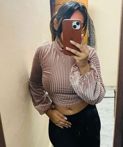Sale-100rs Off Shein Velvet Top