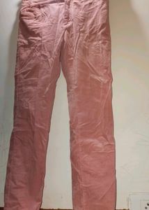 High-Waisted Pink Trousers