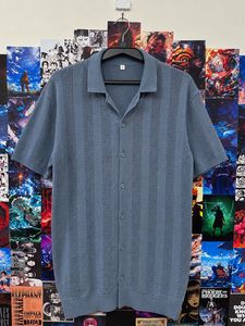 Men's Short Sleeve Knitted Shirt