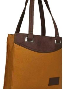 Stylish Yellow &amp; Brown Handbag