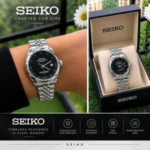 SEIKO OYSTER PERPETUAL DATEJUST STYLE WATCH ⌚🖤✨*
