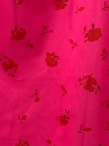 Pink Floral Mini Slip Dress