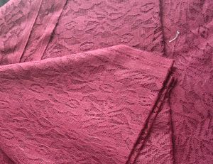 Purple Floral Print Fabric