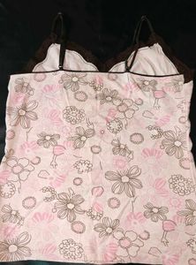 Cute Floral Camisole Tank Top