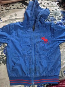 Abercrombie Kids Blue Hooded Jacket