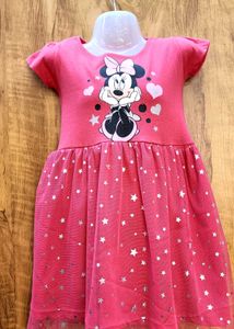 Minnie Mouse Pink Tulle Star Dress