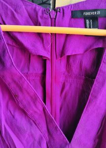 Purple Sleeveless Romper