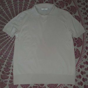 MIDDLE || Men's Solid Color Polo T-Shirt