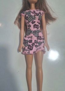 Barbie doll pink Dress with Bow P
