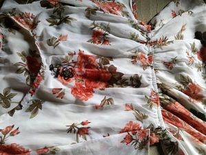 Vintage Floral Fabric dress