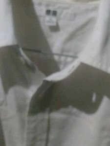 Men's White Button-Up Shirt
