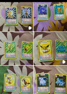 Old gen Ben ten and Pokemon trump card set