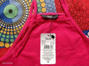 Hot Pink Crop Tank Top