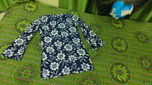Beautiful Blue Floral Kurta