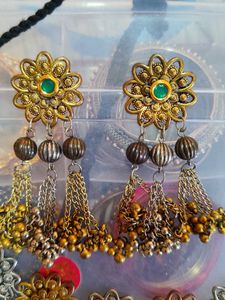 Boho Floral Indian Jewelry Set