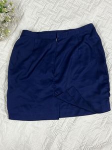 Navy Blue Mini Skirt