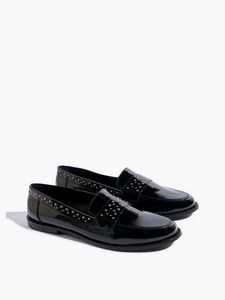 brand new Luna Blu Black Studded Loafers