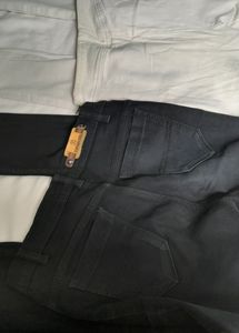High Rise Black Skinny Jeans Stretchable