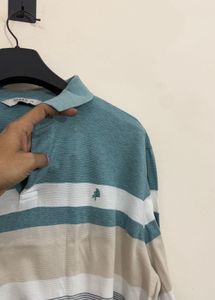 Men's Striped Polo Shirt