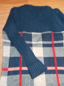 Blue Warm Short Dress100