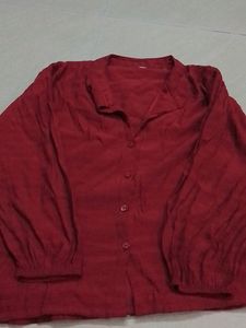 Maroon Stylish Crop Top