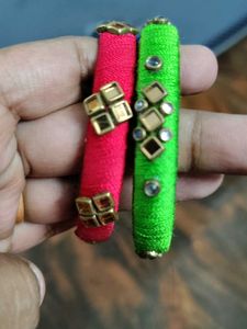 Vibrant Silk Thread Bangles