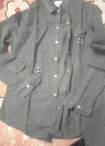 Stylish Olive Green Shirt