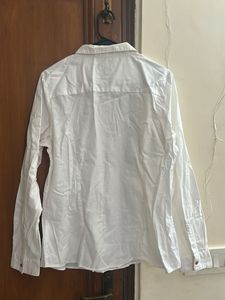 Classic White Button-Down Shirt