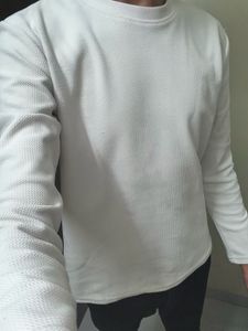 Classic White Crew Neck T-Shirt
