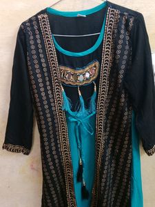 Women's Stylish Printed A-line Kurta