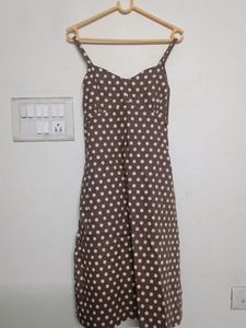 Aesthetic Polka Dot A-line Dress