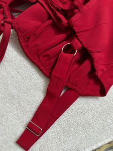 Stunning Red Bustier Mini Dress/Top