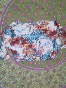 Vibrant Floral Print Kimono Top