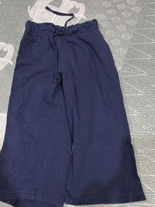 Comfortable Navy Blue Culottes