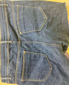Distressed Denim Shorts