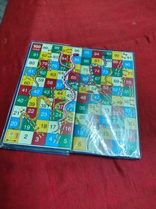 Classic Snakes and Ladders Game Board