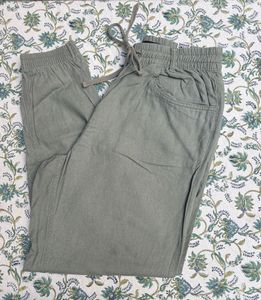 M&S Comfortable Light Olive Jogger Pants