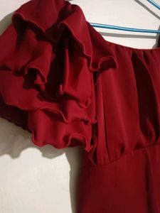 Chic Off-Shoulder Ruffle Sleeve Top