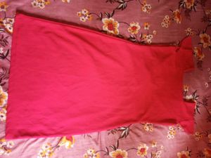 Vibrant Red Tie-Front Dress
