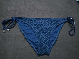 Blue Patterned🤎 Bikini Bottom