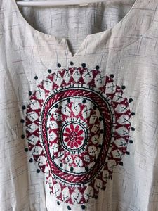 Long Beautiful Handbembroided Kurta