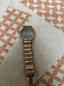 Classic Two-Tone Metal Watch