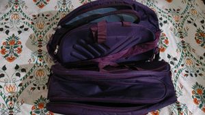 Purple Duffle Bag Set