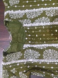 Stylish Olive Green suit set