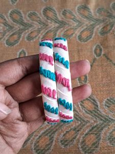 Embroidered Fabric Bangles