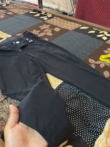 H&amp;M Classic Black Formal Wide Leg Pants