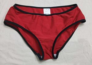 Red Briefs with Black Trim 🧡