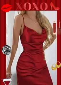Sexy Satin Slip Dress