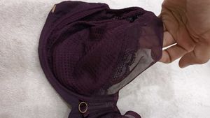 Plum Lace Full Coverage Bra...30G